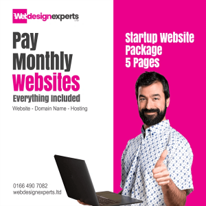 Startup website design product