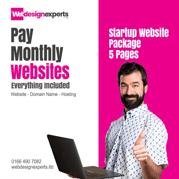Startup website design product