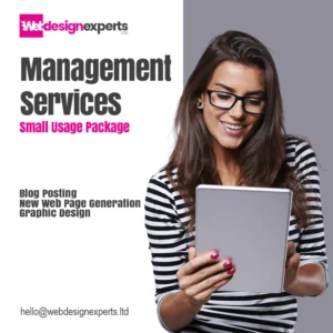 Small usage management service advert